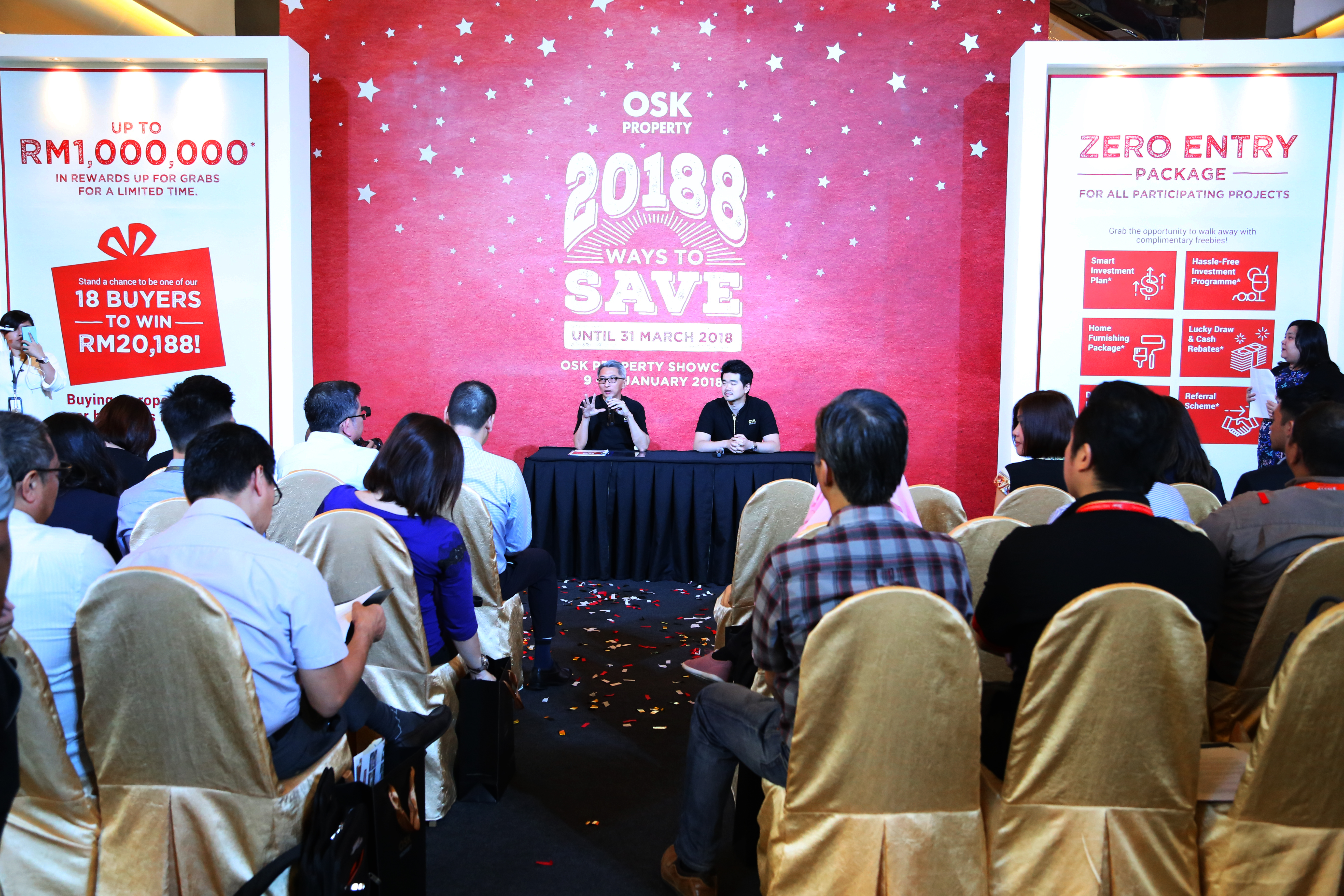 OSK Property Celebrates New Year with “20188 Zero Entry Campaign”